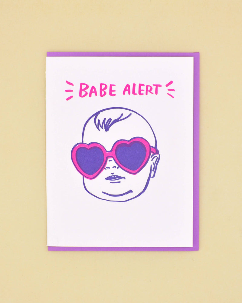 Babe Alert Card