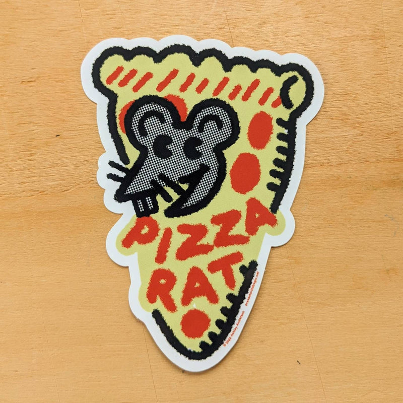 Pizza Rat Sticker