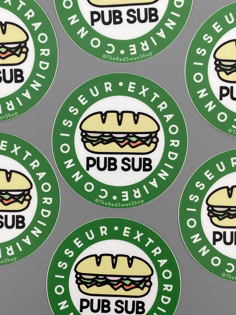 Pub Sub Connoisseur Extraordinaire Sticker