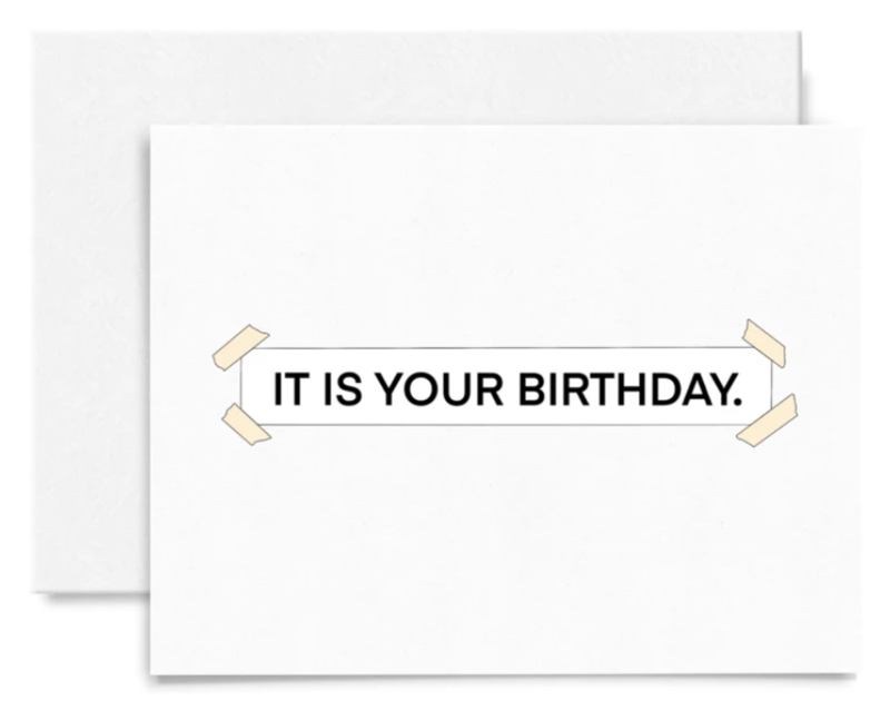 It Is Your Birthday Banner Card - The Office