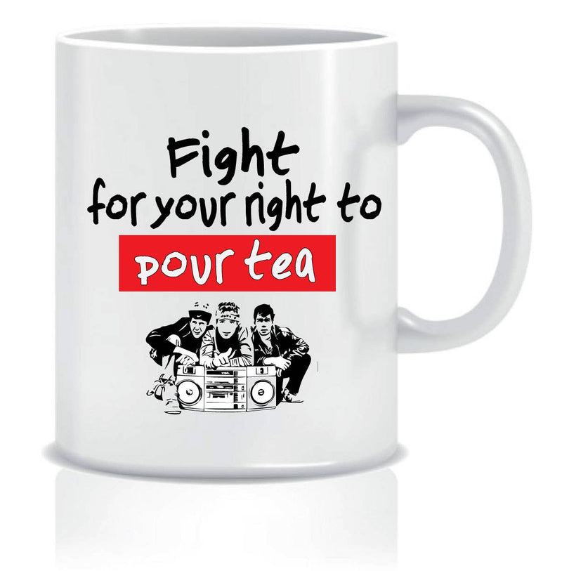 Fight for Your Right to Pour Tea Mug - The Beastie Boys