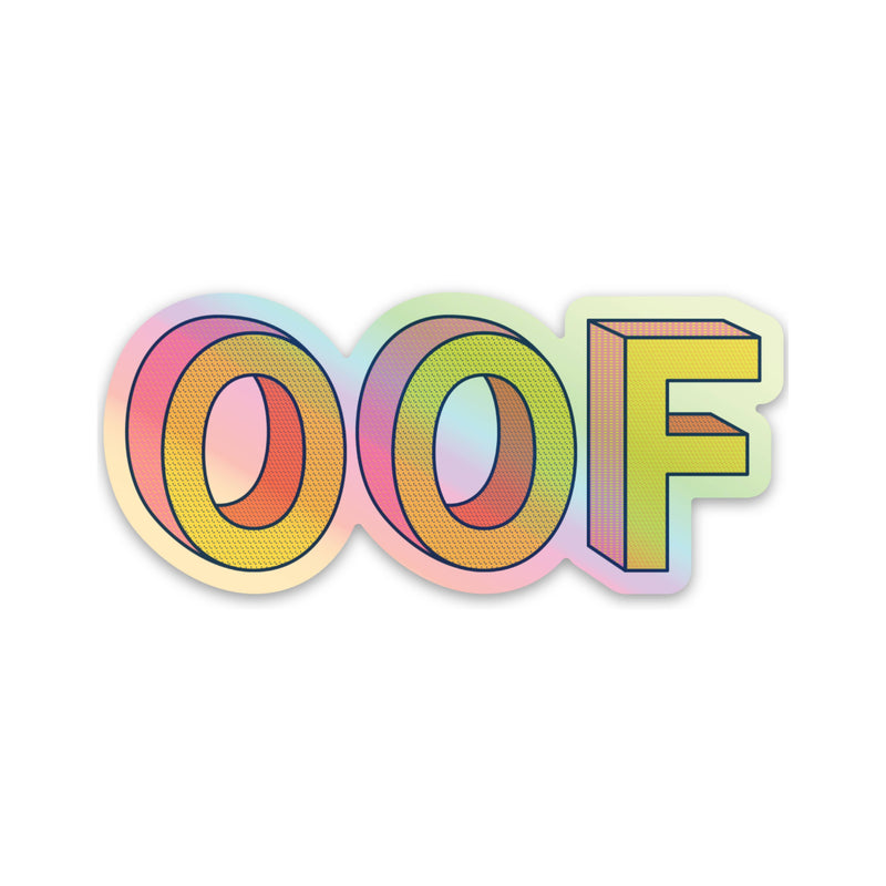 OOF Holographic Sticker