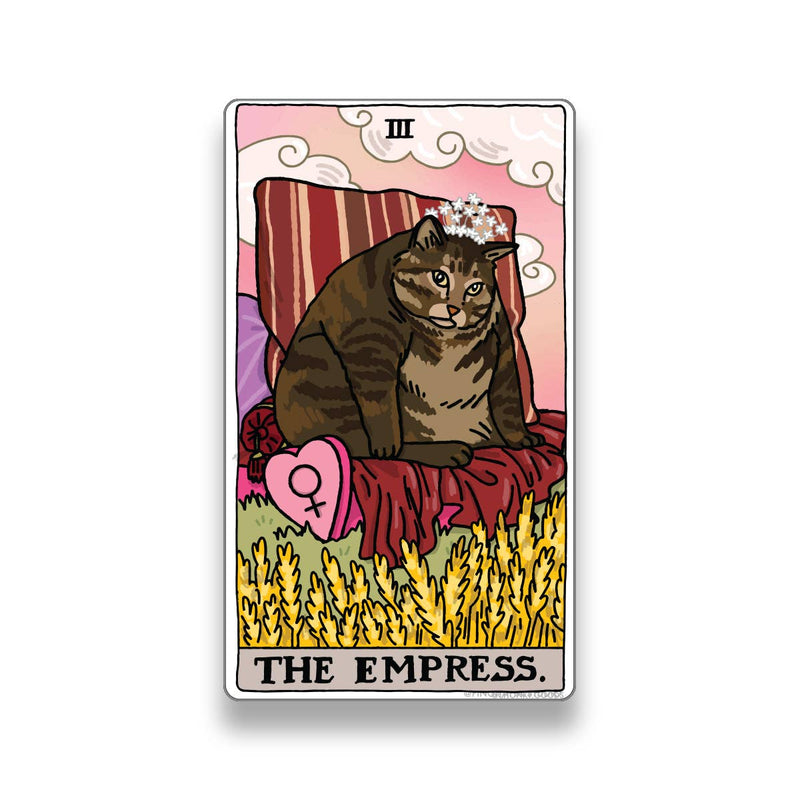 Tarot Cat Meme Die-cut The Empress
