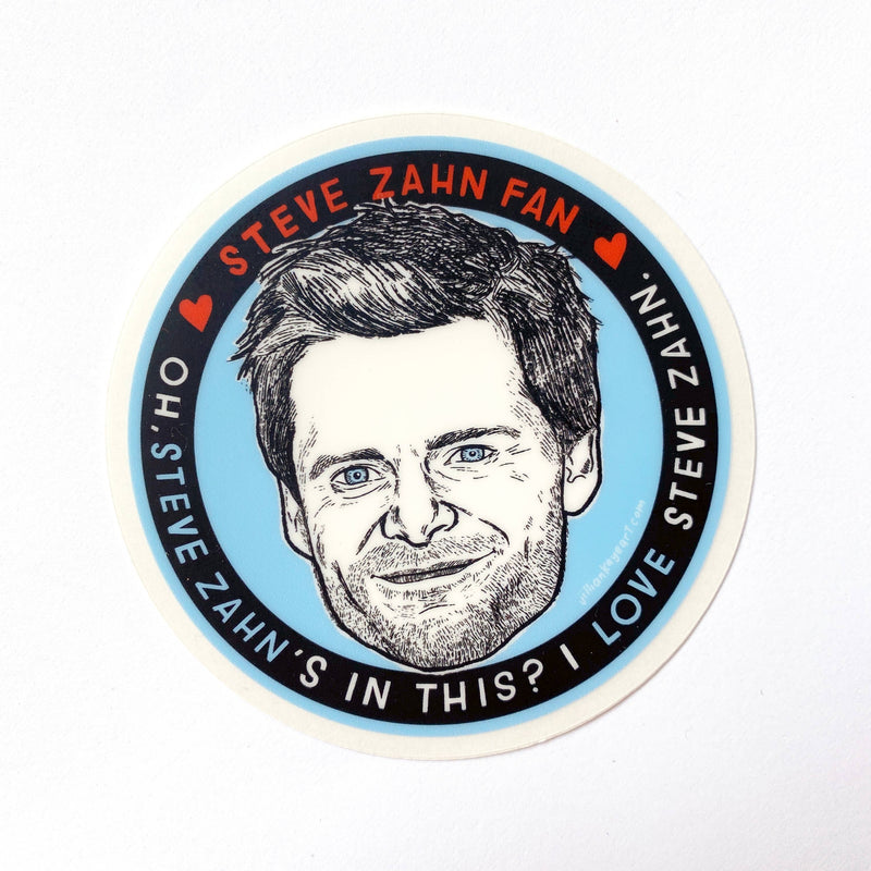 Steve Zahn Fan | 3" Clear Sticker