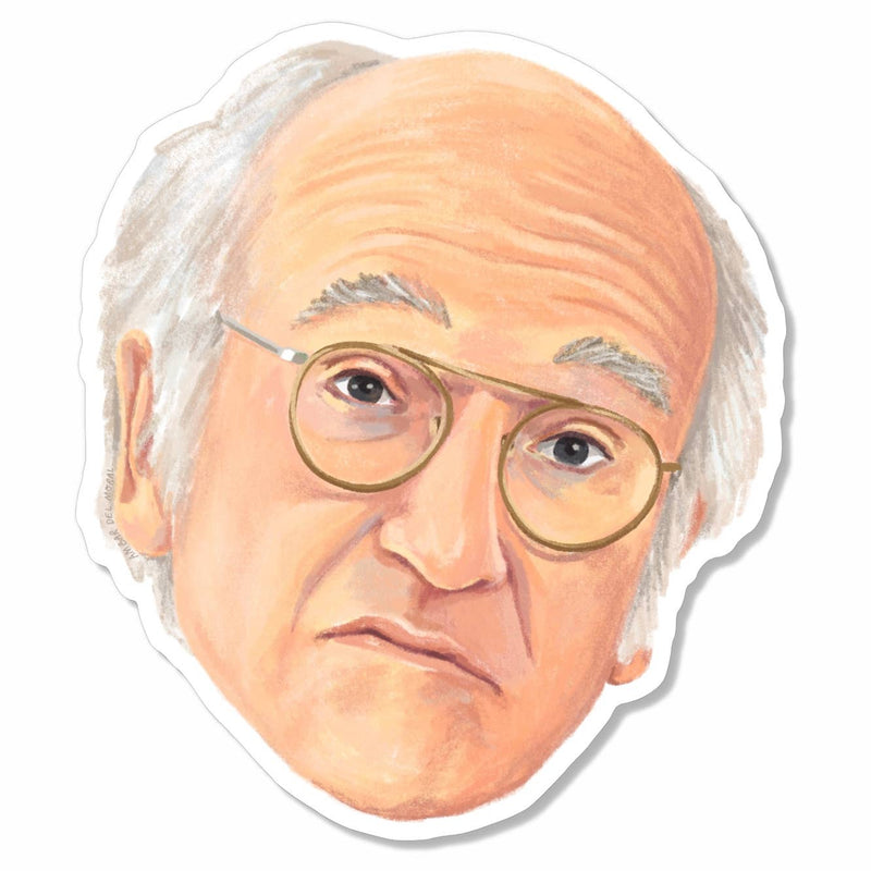 Larry David Curb Your Enthusiasm Sticker
