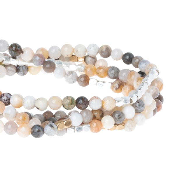 Stone Wrap - Mexican Onyx/Silver/Gold