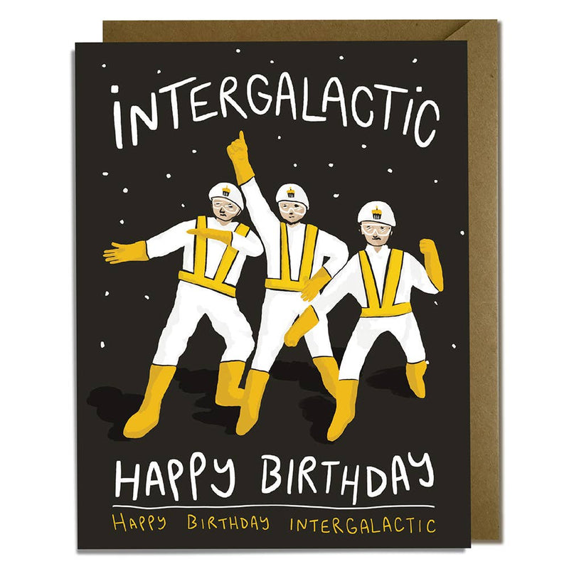Intergalactic Birthday Card - Beastie Boys