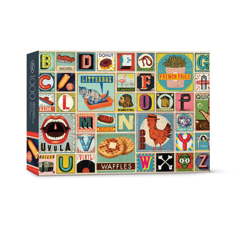 XYZ Blocks 1000 Piece Puzzle